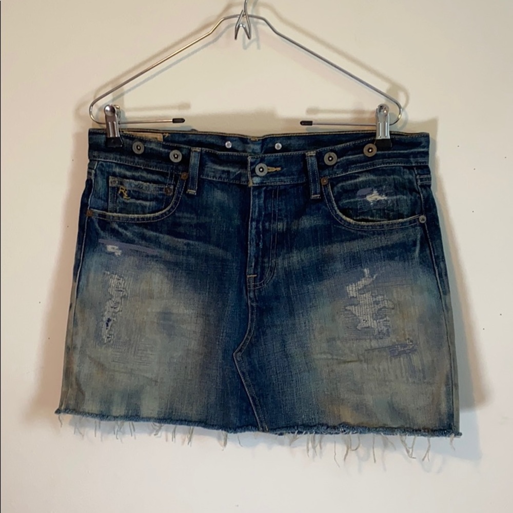Women’s Ripped Jeans Skirt